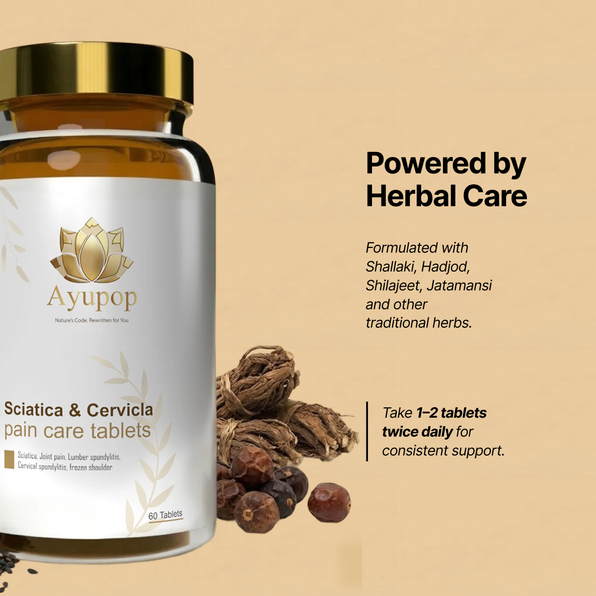 Sciatica & Cervicla pain care tablets