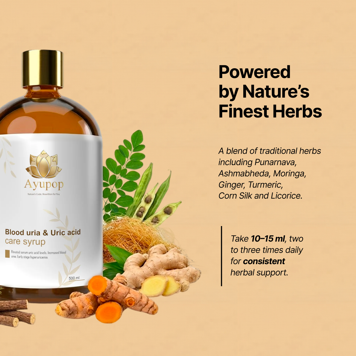 Blood uria & Uric acid care syrup